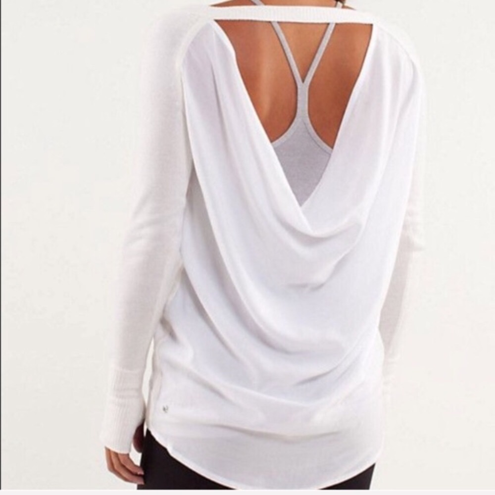 Lululemon Unity Pullover Low Back Long Sleeve Top - image 1